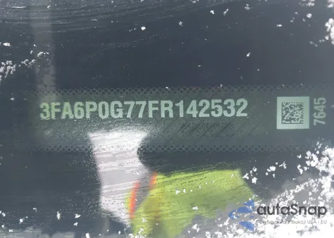 2015 Ford Fusion S z USA, uszkodzony, nr VIN 3FA6P0G77FR142532